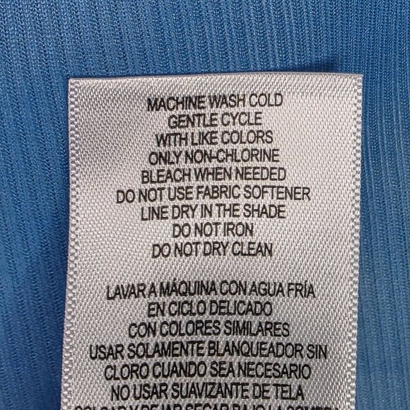 Mens Free Country Blue Tie Dye Micro Tech T Shirt Short Sleeve Crew Neck Size XL - Picture 6 of 10